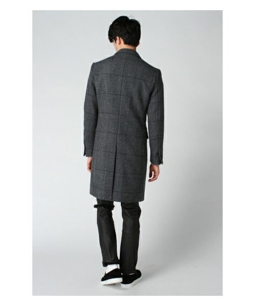 EDIFICE（エディフィス）の「グレンチェックメルトン ダブルチェスター