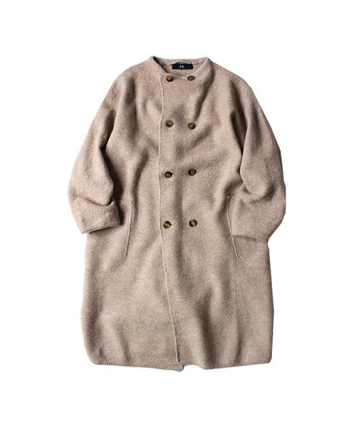 45R（フォーティファイブアール）の「ウールアルパカ縮絨コート