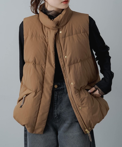 PUAL CE CIN（ピュアルセシン）の「ダウンベスト（ダウンベスト）」 - WEAR