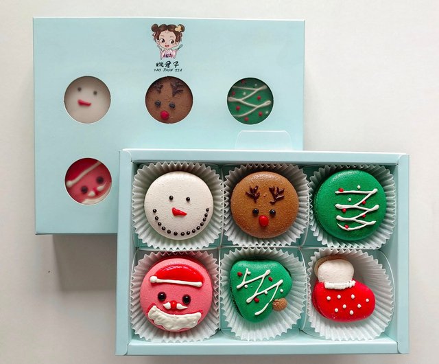 台湾 YAO JYUN ZIH 【クリスマス限定マカロン6個入】糖質制限