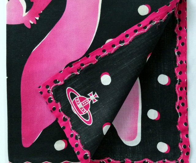 Vivienne Westwood ピンクシール付き未使用ハンカチ Vivienne Westwood