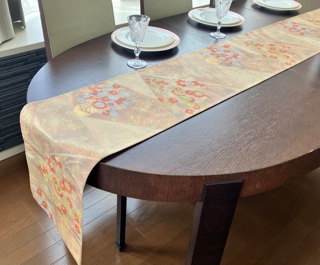 西陣織 着物 帯 テーブルランナー NTR004 Japanese style by C