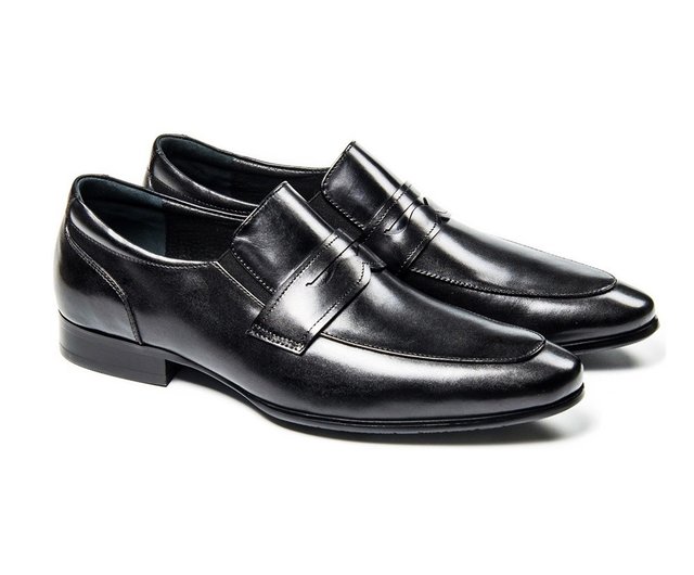 台湾 ポインテッドトゥ スタイリッシュ メンズ レザーシューズ 24204-2