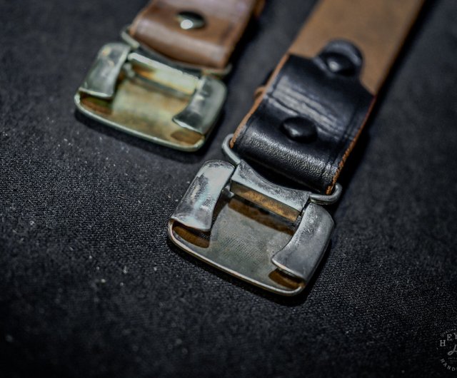 送料無料】台湾 ヒコックバックルベルト-ヴィンテージ紳士ベルト