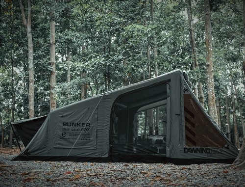 マカオ Dawning Fireミリタリー風エアテント キャンプギア Dawning