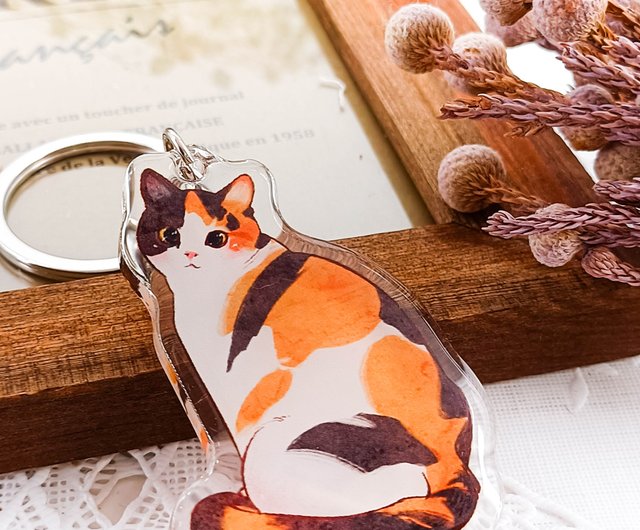 台湾 三毛猫B/キーホルダー ill-timing2019 - Pinkoi