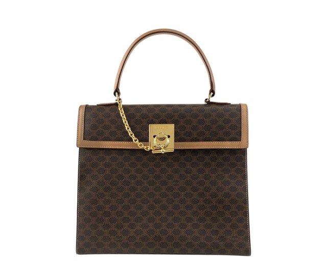 送料無料】【 日本直送 名牌中古包 】CELINE セリーヌ マカダム