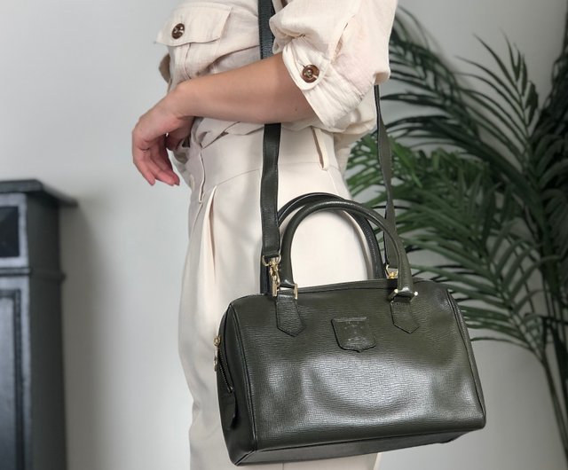 日本直送 名牌中古包 】CELINE セリーヌ ショルダーバッグ グリーン