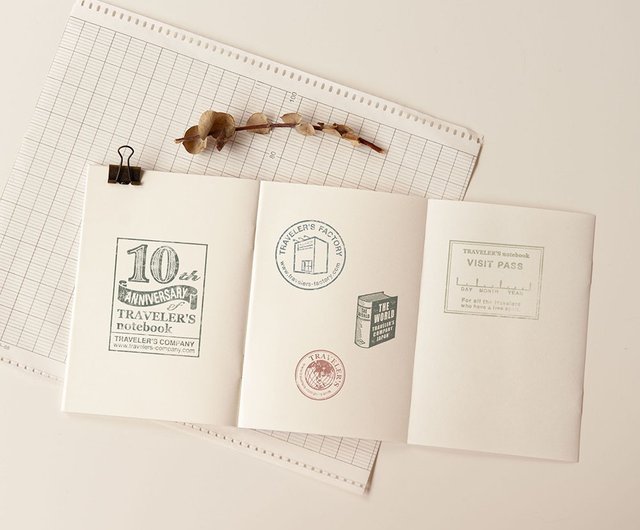 台湾 【親子コラージュノート - 無地】A6手帳+A8手帳 MU - Pinkoi