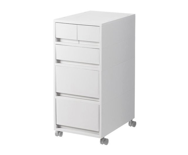 22%OFF】台湾 日本の霜山無印良品スタイル 可動式4段引き出し収納