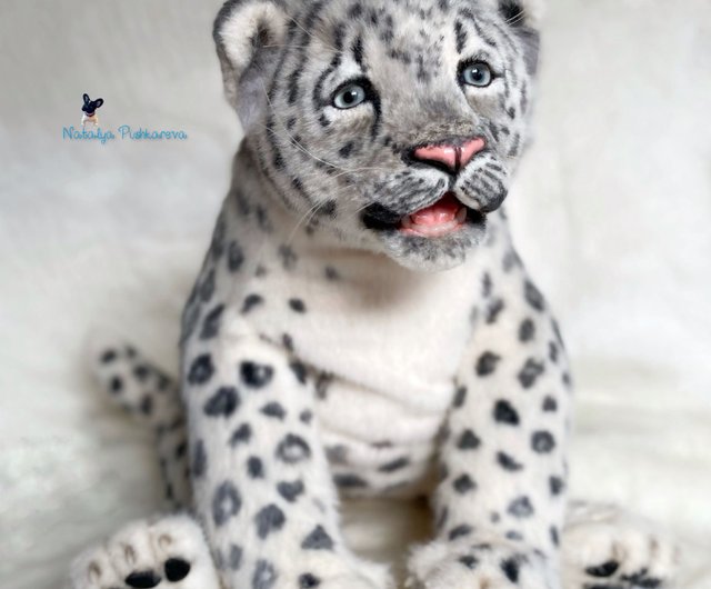 らずり アートドール ユキヒョウさん 冬の幻獣 らずり アートドール