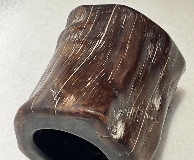 免運】天然黑檀木筆筒瑞文堂- Pinkoi