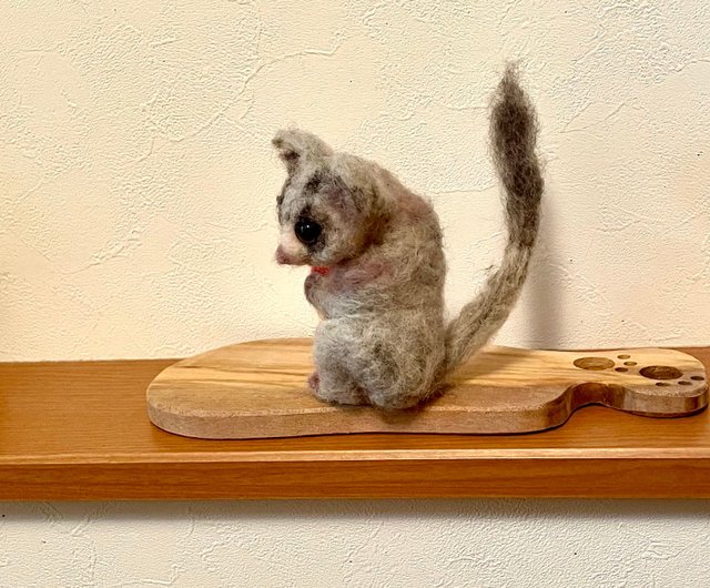 羊毛フェルト ショウガラゴ yottymikan | 編み物/刺繍/羊毛フェルト