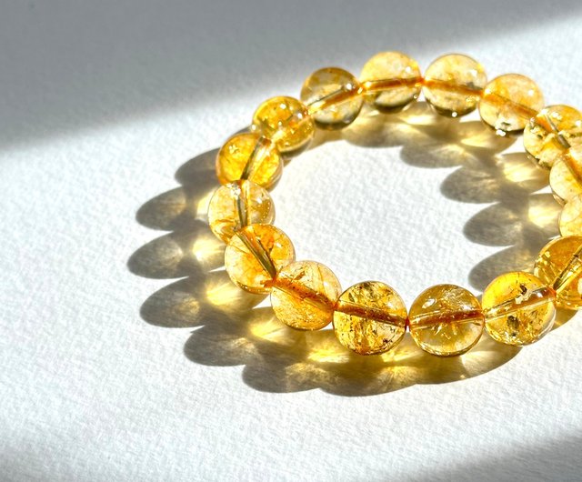 送料無料】香港 【蠍座・射手座｜11月誕生石】シトリン ピュアビーズ