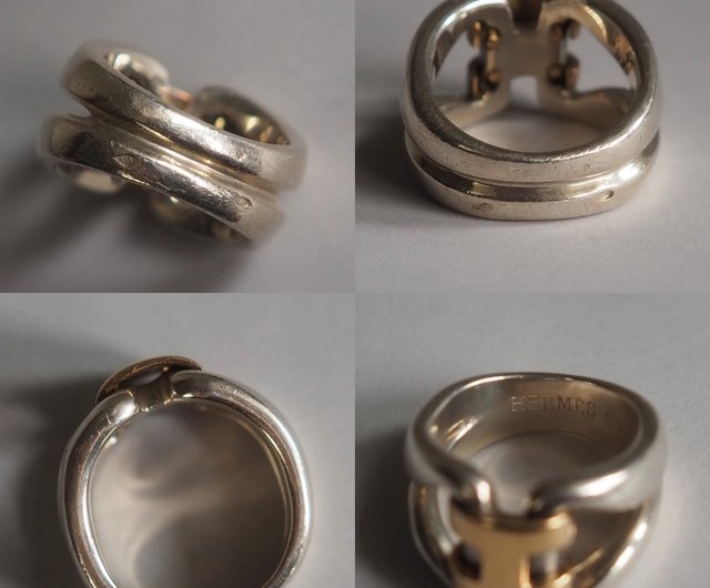 HERMÈS History Ring エルメス ヒストリー リング シルバー ゴールド