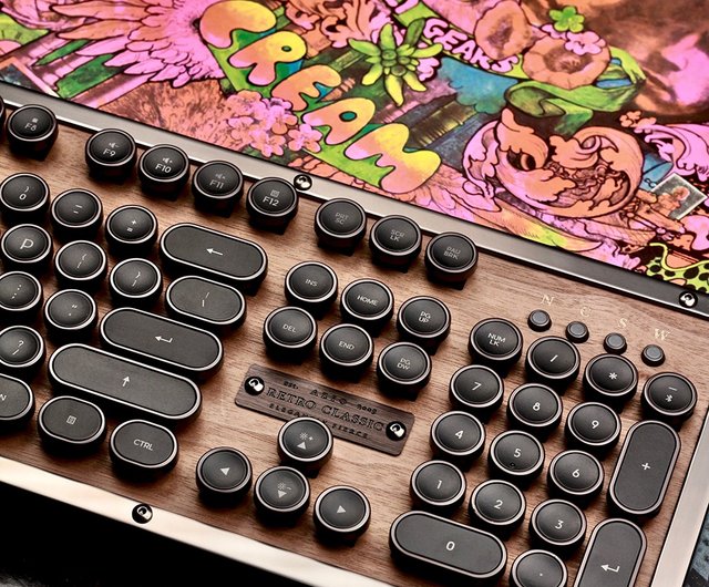 台湾 AZIO RETRO CLASSIC ELWOOD ウォールナット タイプライター