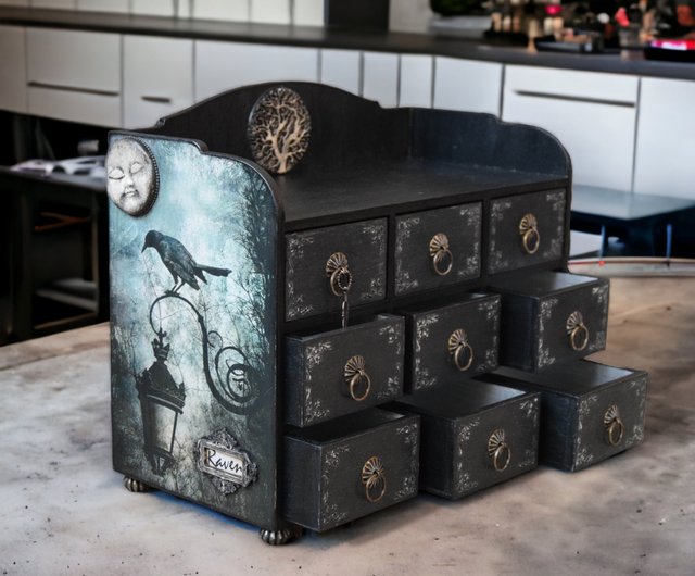 ウクライナ 薬局キャビネット チェスト 装飾的なジュエリーボックス