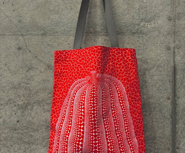 台湾 草間彌生 美術館限定 赤いかぼちゃ トートバッグ