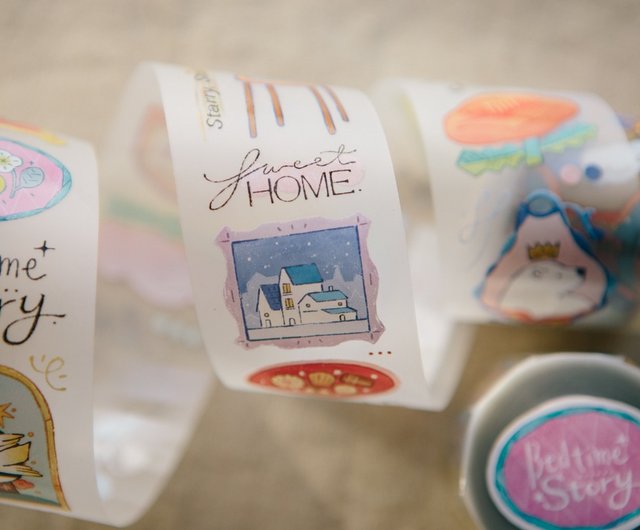 台湾 おやすみ前の物語 PETテープ OURS Friends of Forest Pinkoi Shop