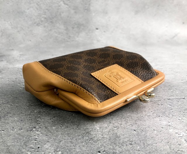 日本直送 名牌中古包 】CELINE セリーヌ マカダム 財布 ブラウン