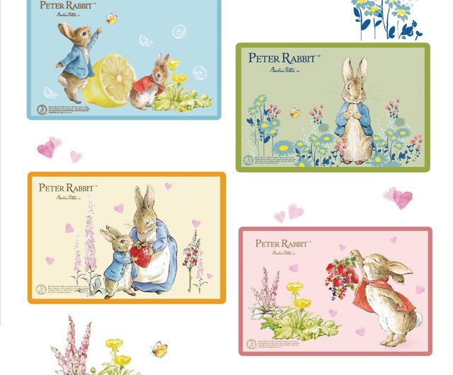 台湾 ピーターラビット プレースマット セット 4 パック-PP1358A