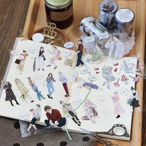 台湾 季季Chichi // MAGZINE STYLE no.2 // グロスPETテープ 7.5cm