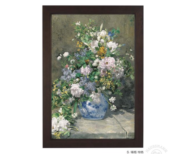 台湾 【春の花束】ルノワール/額入り/美術館級美術品 ジクレー/複製画
