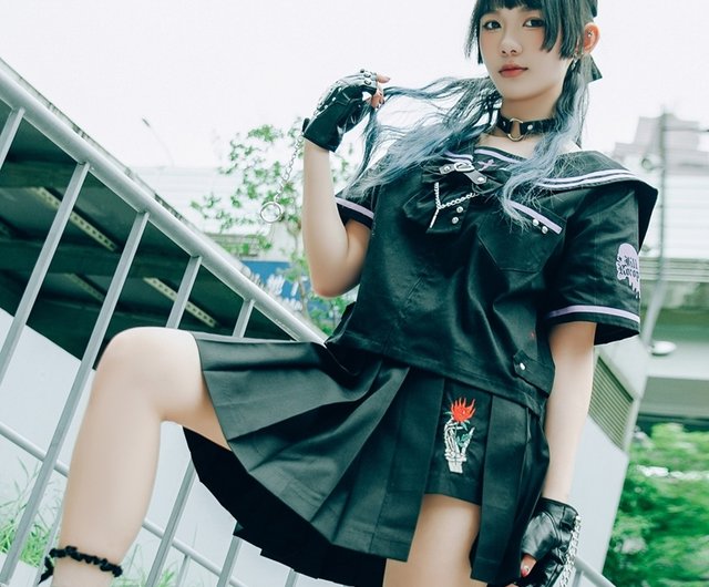 台湾 オリジナル二次元七つの大罪魔法陣十字架シルバーチェーンリボン