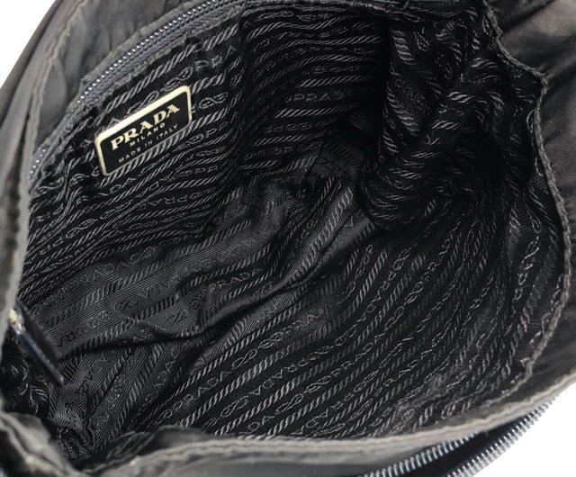 日本直送 名牌中古包 】PRADA プラダ ショルダーバッグ ブラック