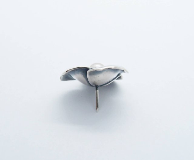 パールガーデンシリーズ14】椿 パール925シルバーブローチ - ショップ