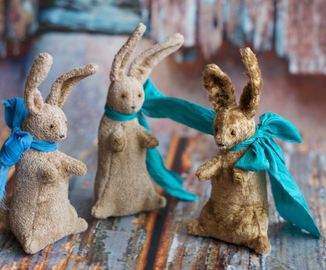 ロシア ビロードのウサギ。 2023 年のシンボル Teddy KO - Pinkoi