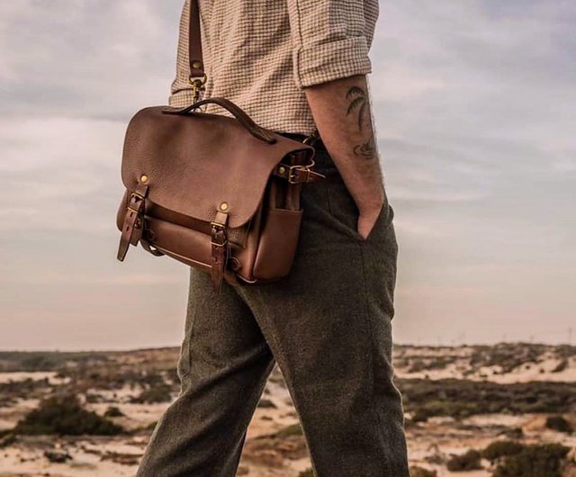 40%OFF】ヴィンテージアメリカンレザーメッセンジャーバッグ 斜めがけ