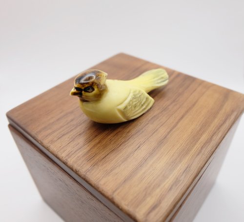 送料無料 10%OFF】台湾 鳥のウォールナットほぞ穴木箱ギフト