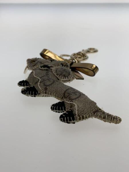 GUCCI(グッチ) / グッチョリ/ダックスフンドキーホルダー/BEG/総柄