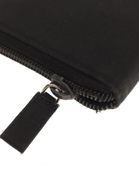 PRADA(プラダ) / ラウンドファスナー長財布/ナイロン/ブラック/メンズ