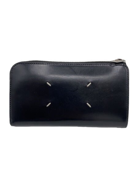 Maison Margiela(メゾンマルジェラ) / 長財布/レザー/BLK/メンズ/L字