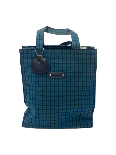 familiar(ファミリア) / トートバッグ/コットン/BLU/チェック | 中古品