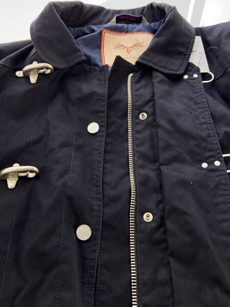 ZARA MAN(ザラマン) / ファイヤーマンジャケット/L/ブラック/無地