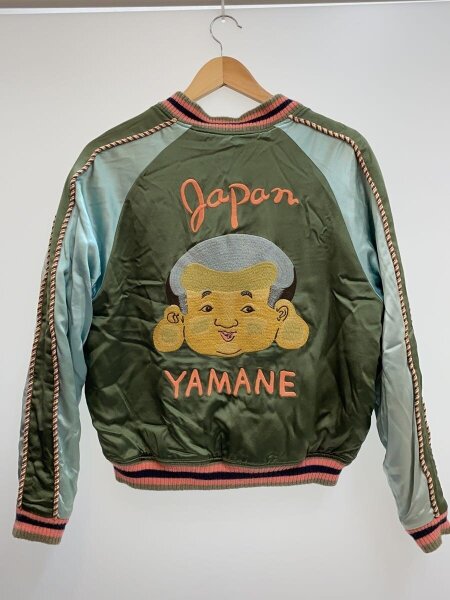 EVISU(エヴィス) / スカジャン/38/シルク/マルチカラー/無地 | 古着の