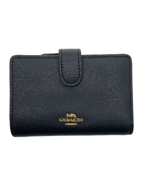 COACH(コーチ) / マネークリップ/ジップウォレット/2つ折り財布/レザー
