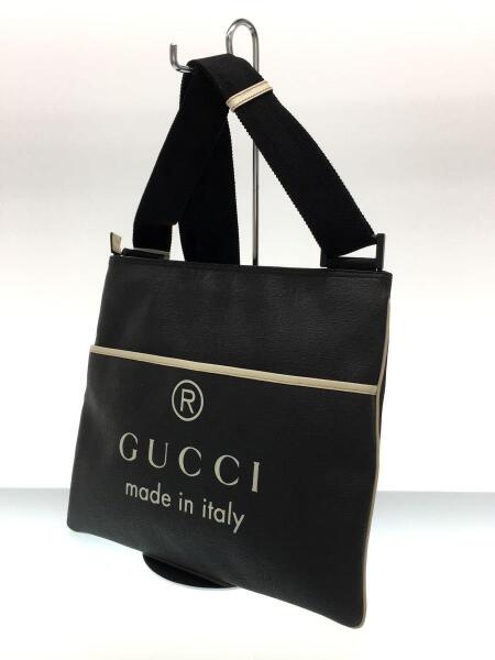 GUCCI(グッチ) / ショルダーバッグ/--/BLK/ロゴモチーフ/マチなし