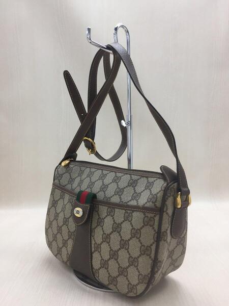 GUCCI(グッチ) / ショルダーバッグ/PVC/BRW/オールド/ブラウン