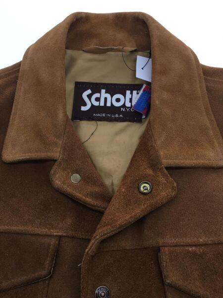 Schott(ショット) / スウェードジャケット/トラッカー/3rd型/38/レザー