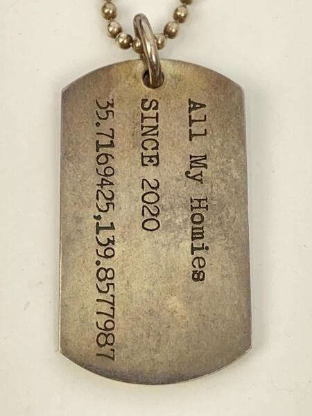 その他ブランド(ソノタブランド) / zorn/all my homies/ドッグタグ