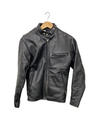 Schott(ショット) / シングルライダースジャケット/34/レザー/BLK