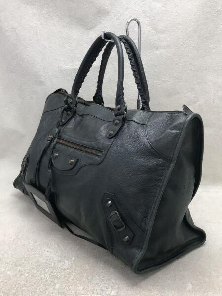 BALENCIAGA(バレンシアガ) / ボストンバッグ/レザー/BLK | 中古品の