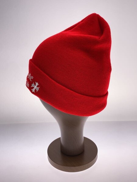 CHROME HEARTS(クロムハーツ) / ニットキャップ/FREE/アクリル/RED