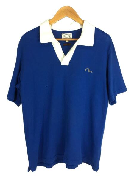 EVISU(エヴィス) / ポロシャツ/XL/コットン/BLU/無地 | 古着の販売