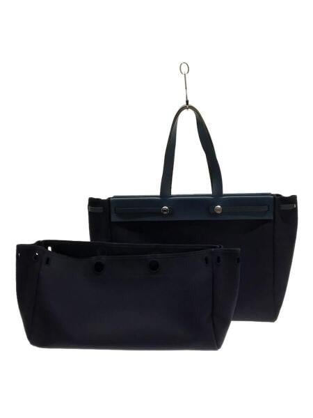 HERMES(エルメス) / エールバッグカバスGM/キャンバス/NVY/F刻印