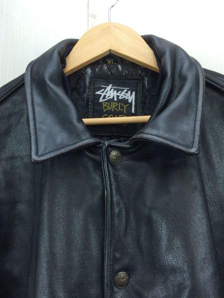 STUSSY(ステューシー) / レザージャケット・ブルゾン/XL/--/BLK | 古着